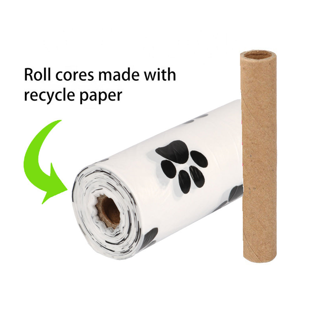 Biodegradable Dog Poo Bag Pet Poop Waste Bag with Dispenser 12Roll Dispenser