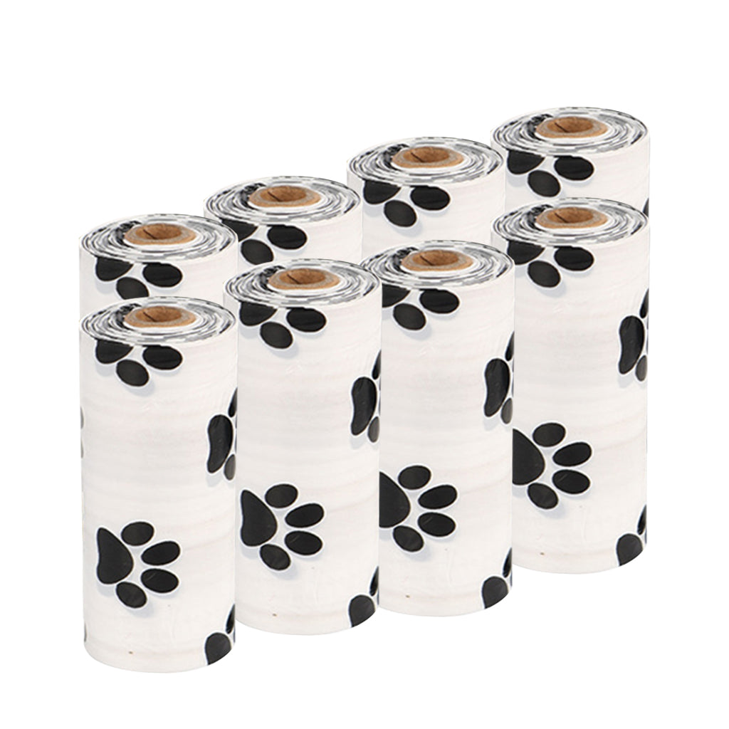 Biodegradable Dog Poo Bag Pet Poop Waste Bag with Dispenser 8Roll