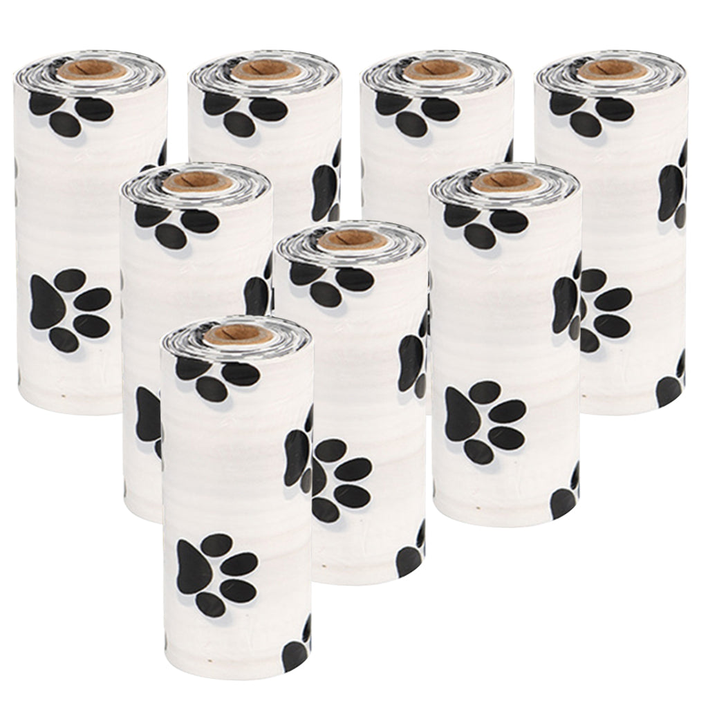 Biodegradable Dog Poo Bag Pet Poop Waste Bag with Dispenser 8Roll