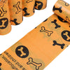 High Quality Biodegradable Dog Poop Waste Bags with Dispenser Orange 8Roll