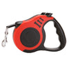 5m Retractable Dog Leash Flexible Dog Training Walking Nylon Lead Red