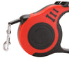 5m Retractable Dog Leash Flexible Dog Training Walking Nylon Lead Red