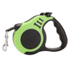 5m Retractable Dog Leash Flexible Dog Training Walking Nylon Lead Green