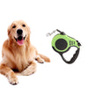 5m Retractable Dog Leash Flexible Dog Training Walking Nylon Lead Green