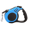 5m Retractable Dog Leash Flexible Dog Training Walking Nylon Lead Blue