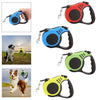 5m Retractable Dog Leash Flexible Dog Training Walking Nylon Lead Blue