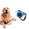 5m Retractable Dog Leash Flexible Dog Training Walking Nylon Lead Blue