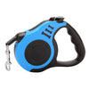 5m Retractable Dog Leash Flexible Dog Training Walking Nylon Lead Blue