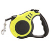 5m Retractable Dog Leash Flexible Dog Training Walking Nylon Lead Yellow