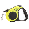 5m Retractable Dog Leash Flexible Dog Training Walking Nylon Lead Yellow