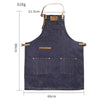 Salon Hair Cutting Hairdressing Work Barber Hairstylist Apron Dark Blue