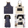 Salon Hair Cutting Hairdressing Work Barber Hairstylist Apron Dark Blue