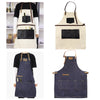 Salon Hair Cutting Hairdressing Work Barber Hairstylist Apron Dark Blue