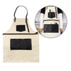 Salon Hair Cutting Hairdressing Work Barber Hairstylist Apron Beige