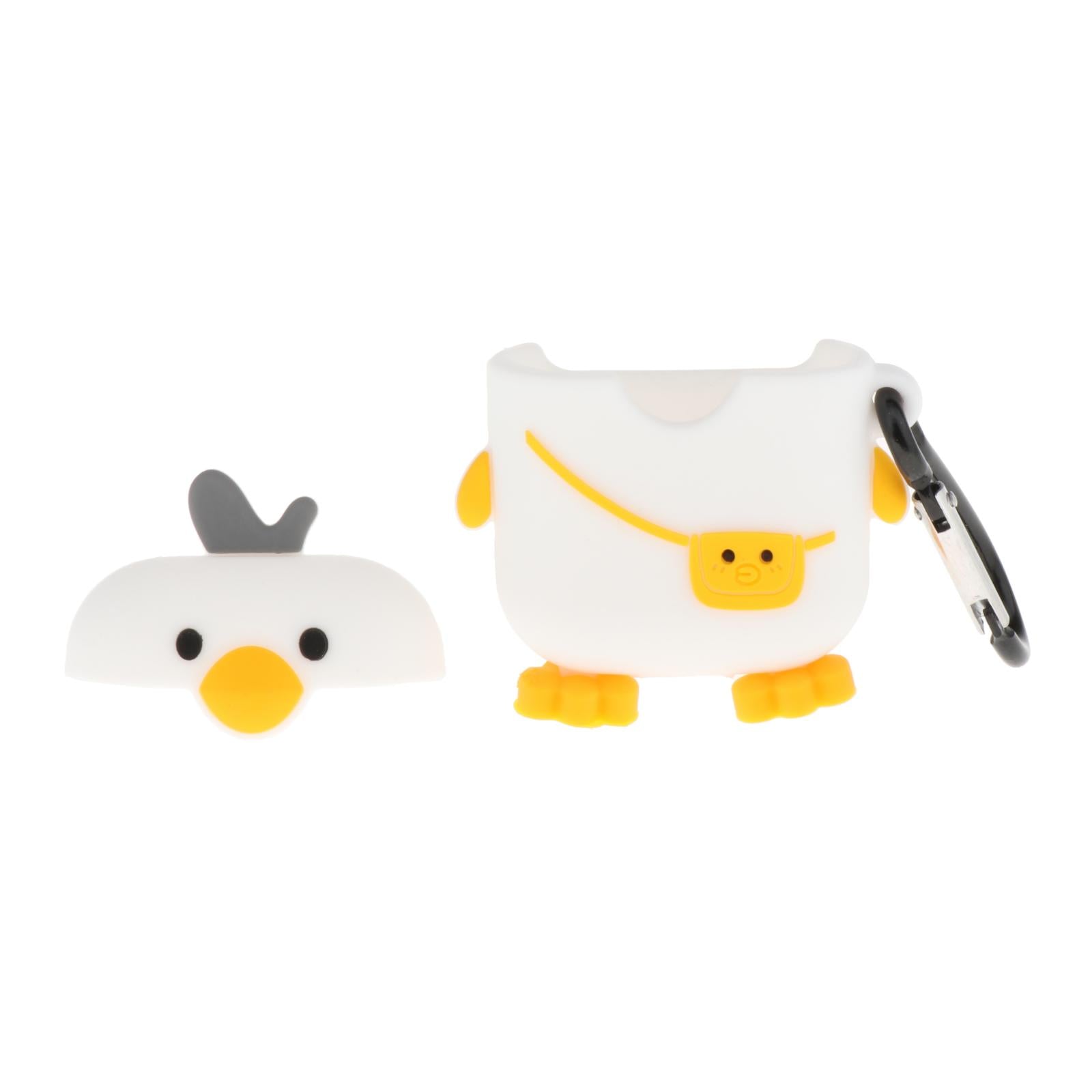 Earbud Case Cartoon Silicone Earphone Case Cover for Airpods 1&2 Chick