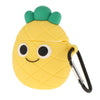 Earbud Case Cartoon Silicone Earphone Case Cover for Airpods 1&2 Pineapple