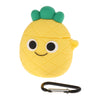 Earbud Case Cartoon Silicone Earphone Case Cover for Airpods 1&2 Pineapple