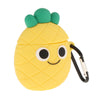 Earbud Case Cartoon Silicone Earphone Case Cover for Airpods 1&2 Pineapple