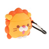 Earbud Case Cartoon Silicone Earphone Case Cover for Airpods 1&2 Lion