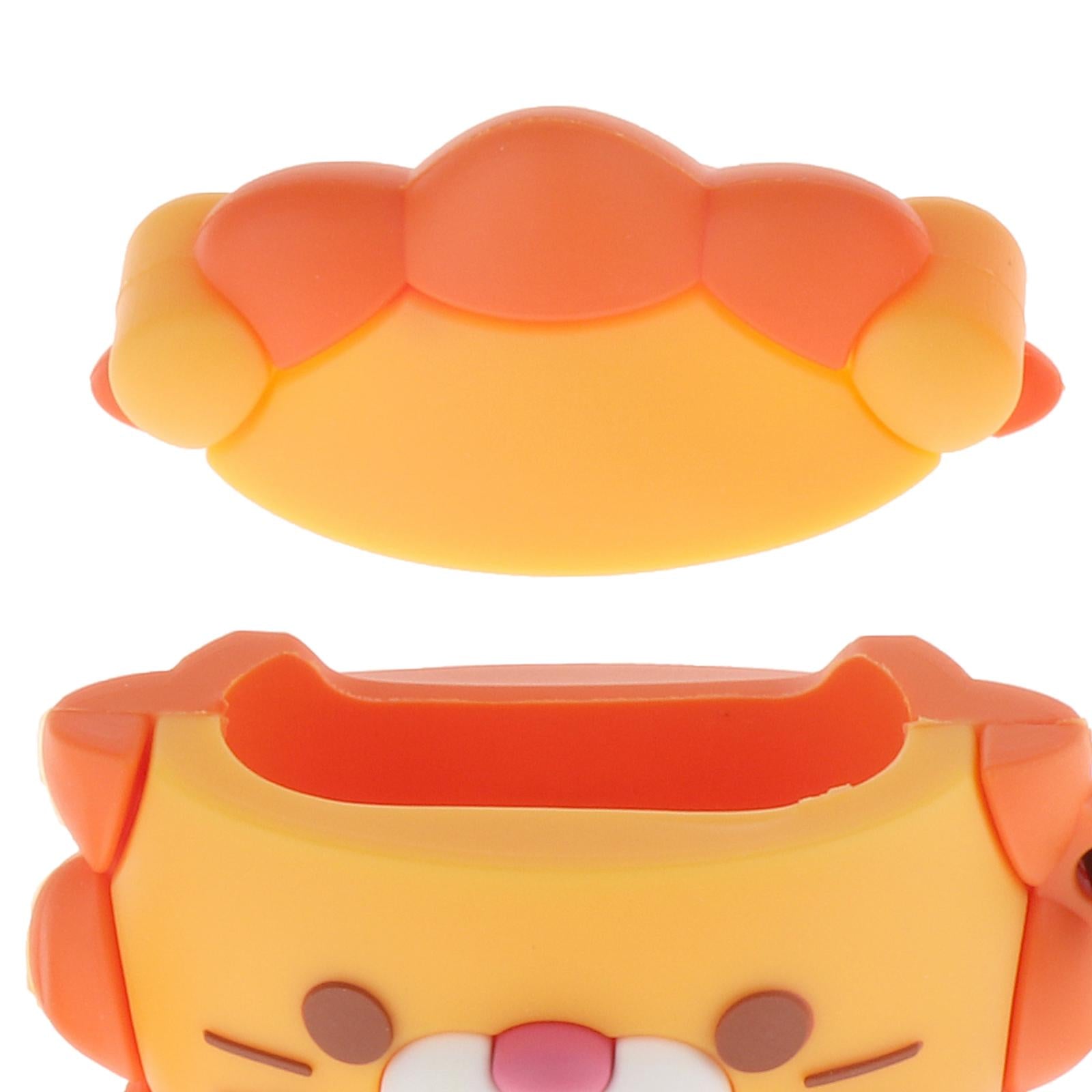 Earbud Case Cartoon Silicone Earphone Case Cover for Airpods 1&2 Lion