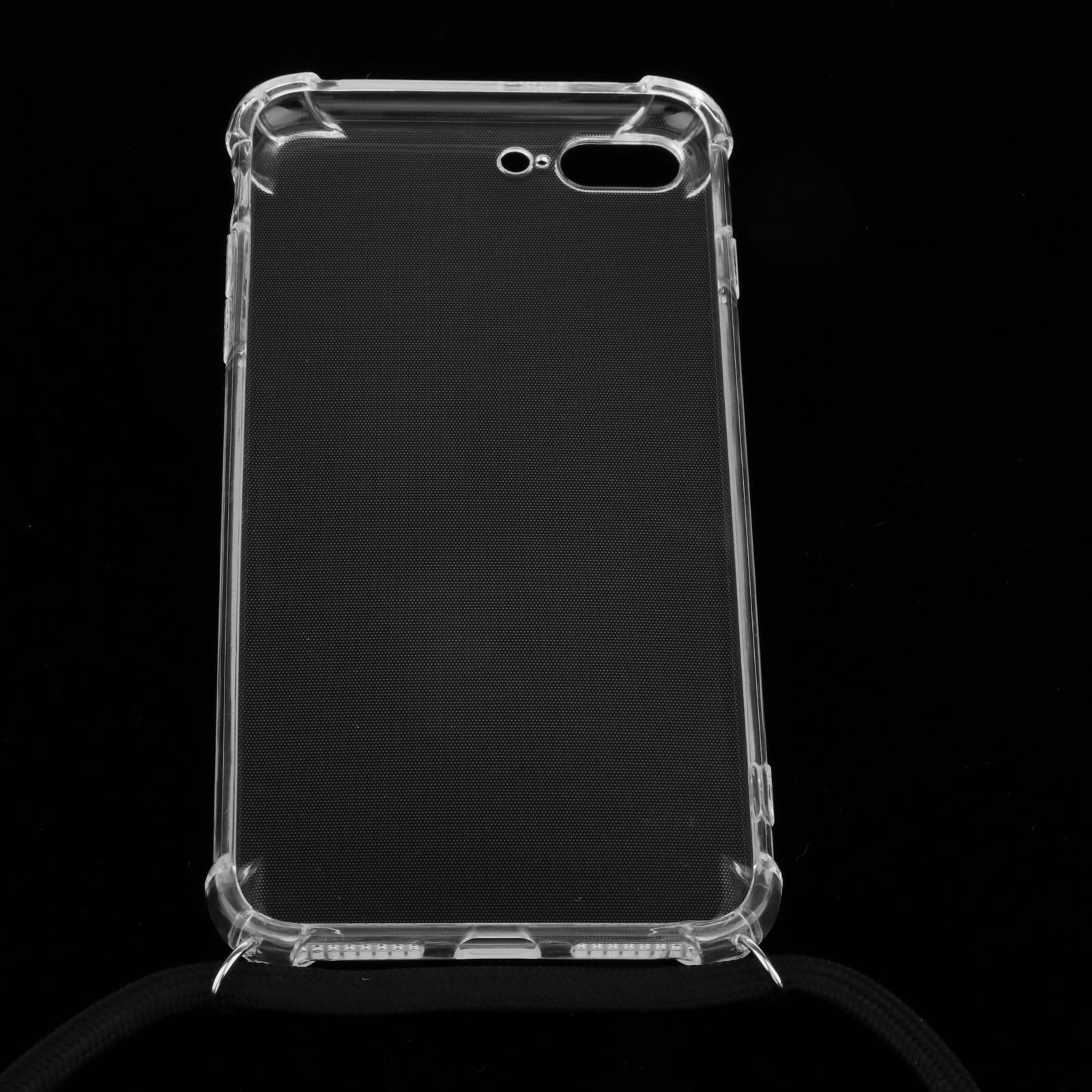 Transparent Crossbody TPU Clear Case Cover  For iPhone 7 8 Plus