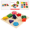 Bird Activity Toy Parrot Cockatiels Smart Training Wooden Puzzle Blocks Toy