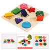 Bird Activity Toy Parrot Cockatiels Smart Training Wooden Puzzle Blocks Toy