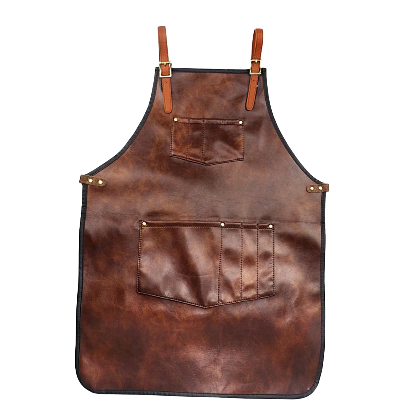 Professional PU Leather Barber Apron Multi-use Heavy Duty Premium Quality B