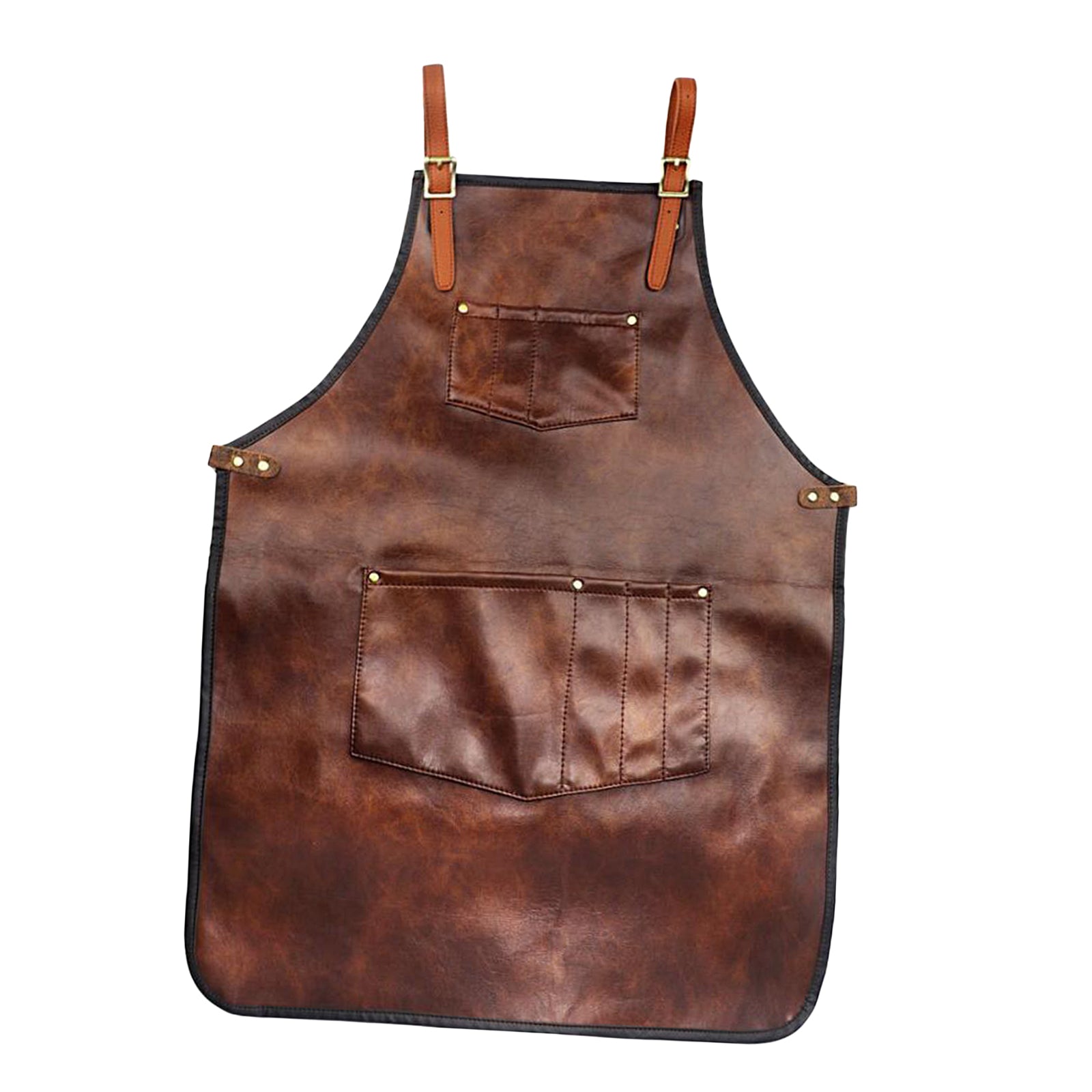 Professional PU Leather Barber Apron Multi-use Heavy Duty Premium Quality B