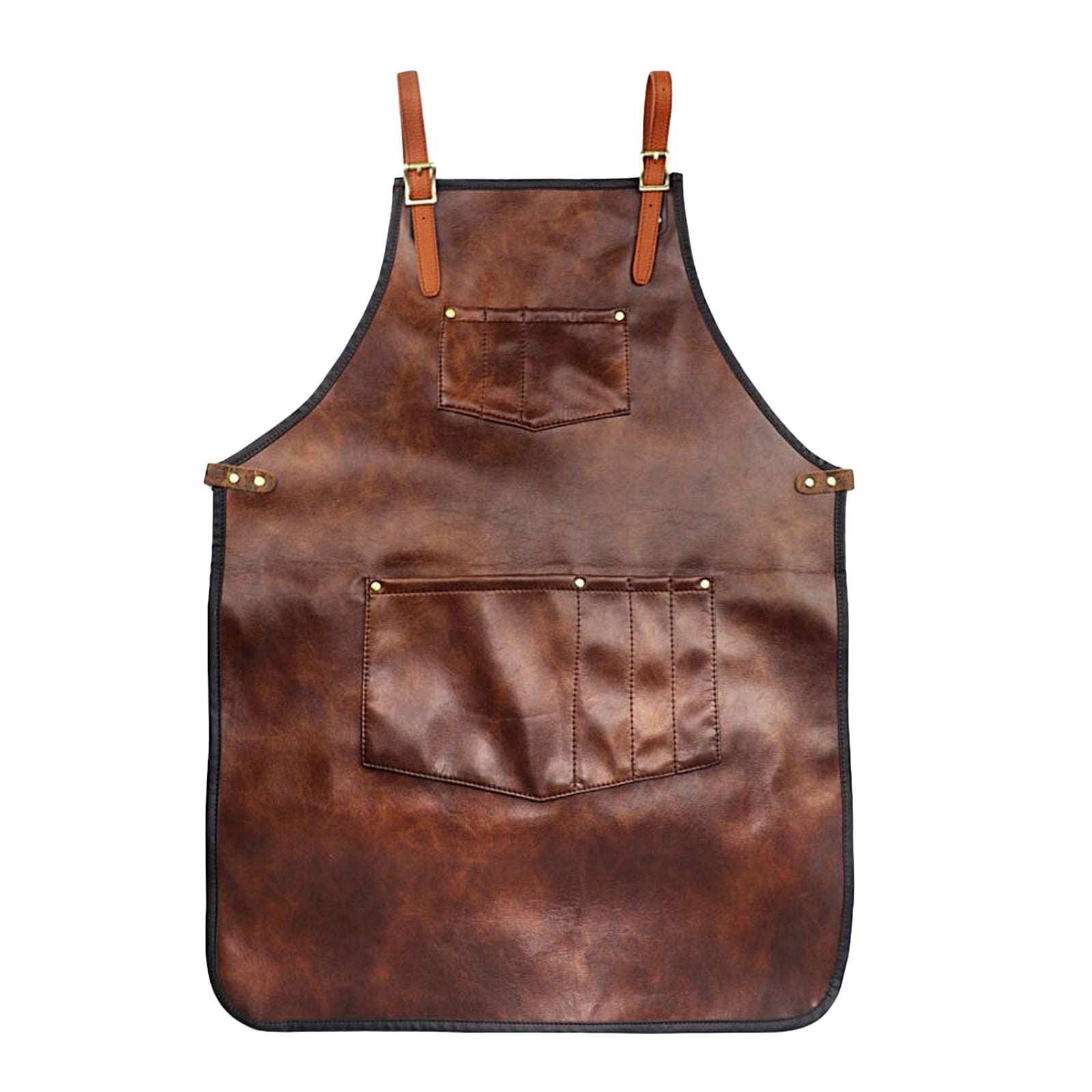 Professional PU Leather Barber Apron Multi-use Heavy Duty Premium Quality B