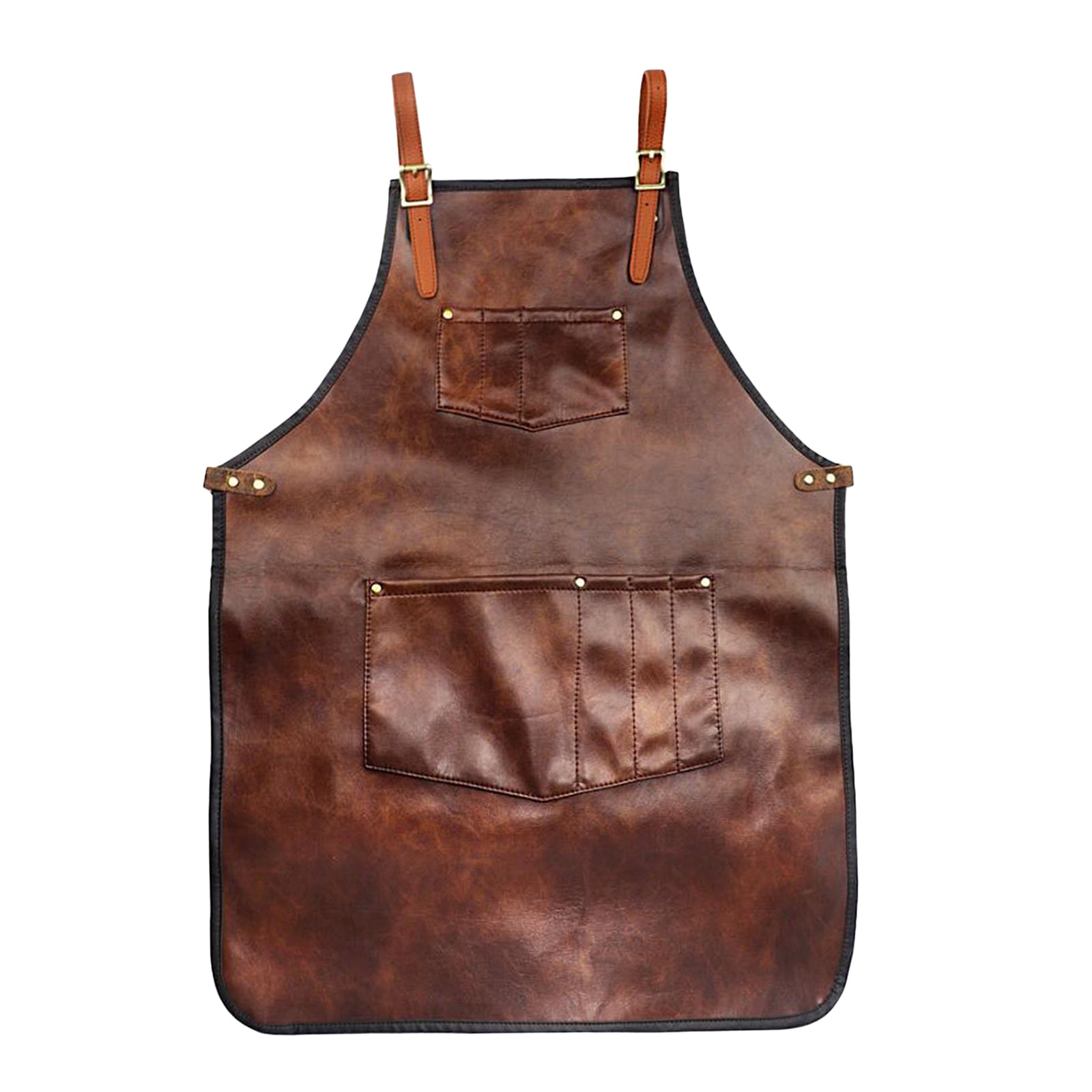 Professional PU Leather Barber Apron Multi-use Heavy Duty Premium Quality B