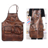 Professional PU Leather Barber Apron Multi-use Heavy Duty Premium Quality A