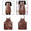 Professional PU Leather Barber Apron Multi-use Heavy Duty Premium Quality A