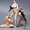 Moveable Joints 1:6 Female Body Skeleton Big Breast Wheat Skin