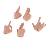 5pcs 1:6 Mans Finger Hands Model for Enterbay PH JO 12inch Action Figures