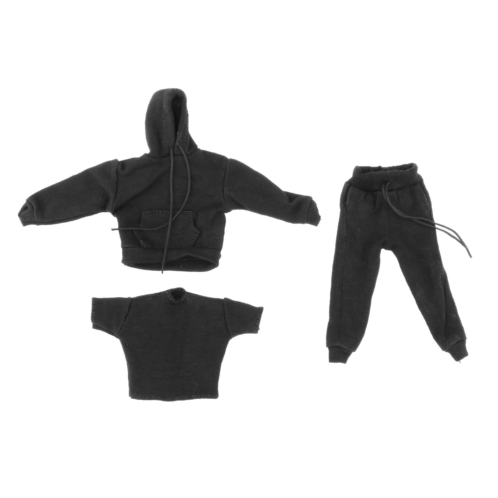 3pcs/Set 1:6 Scale Mans Sweatshirt Outfit for BBI HT PH 12'' Action Figures