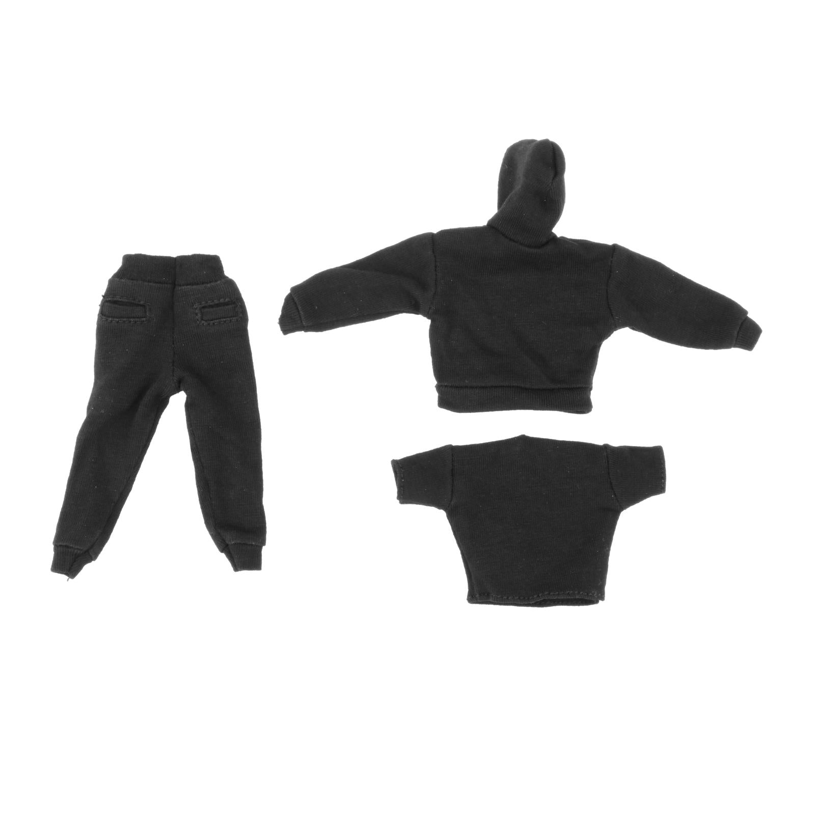 3pcs/Set 1:6 Scale Mans Sweatshirt Outfit for BBI HT PH 12'' Action Figures