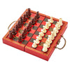 New 28x28cm Standard Game Vintage Wooden Chess Set Foldable Board Great Gift