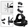 Head Strap Mount Holder w/ Clip for GoPro Sports Camera Mobile Phone Black