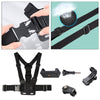 Smartphone Adjustable Chest Fixed Strap Mount Bracket with Cell Phone Clip