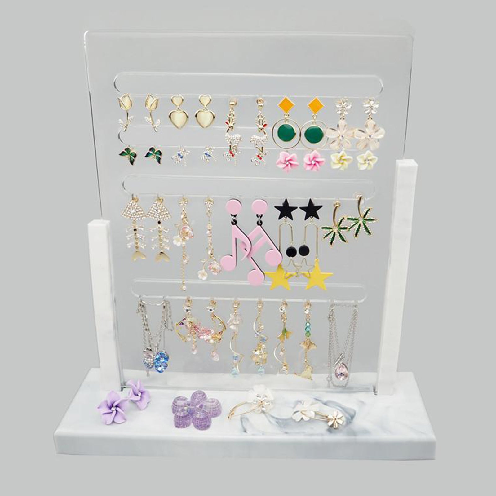 Pendant / Necklace/ Earrings Jewellery Display Stand / Silicone Rack