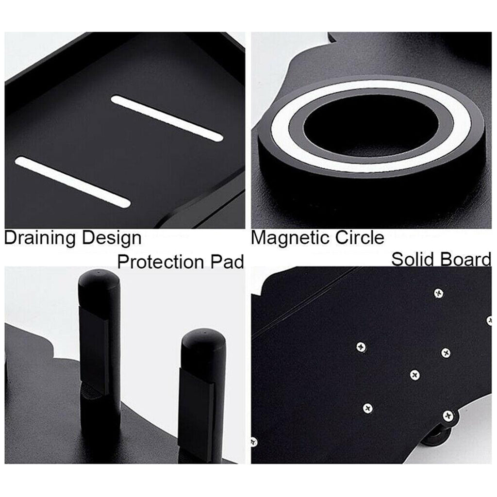 Rack Holder for Dyson Hair Dryer Bathroom Shelf Hanger Black Style 2