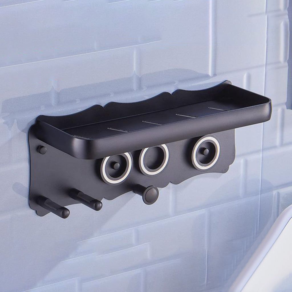 Rack Holder for Dyson Hair Dryer Bathroom Shelf Hanger Black Style 2