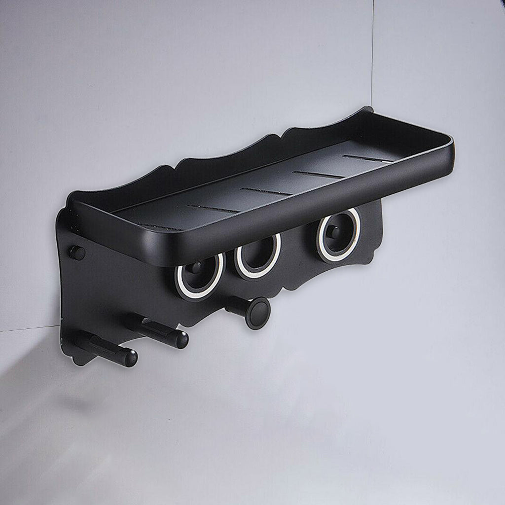 Rack Holder for Dyson Hair Dryer Bathroom Shelf Hanger Black Style 2