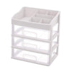 Cosmetic Storage Makeup Rack Drawer Organizer Display Box for Vanity 3 Tier