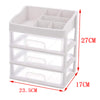 Cosmetic Storage Makeup Rack Drawer Organizer Display Box for Vanity 3 Tier