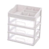 Cosmetic Storage Makeup Rack Drawer Organizer Display Box for Vanity 3 Tier