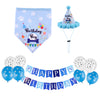 Pet Dog Cat Birthday Hat Bandana Neckerchief Ties Party Fancy Dress Blue