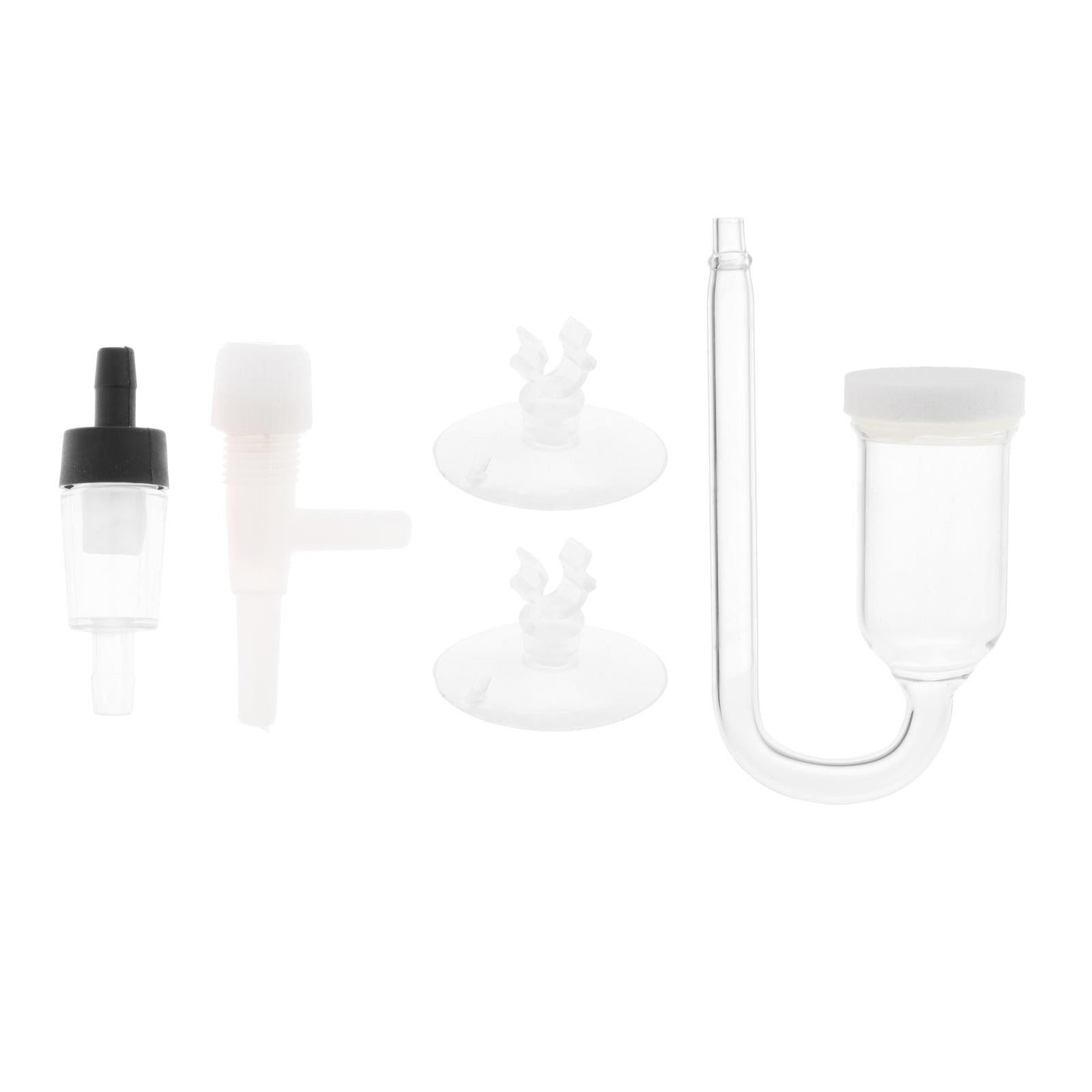 Aquarium CO2 Diffuser w/ U-Shape Connecting Tube for Planted Tank Dia. 35mm