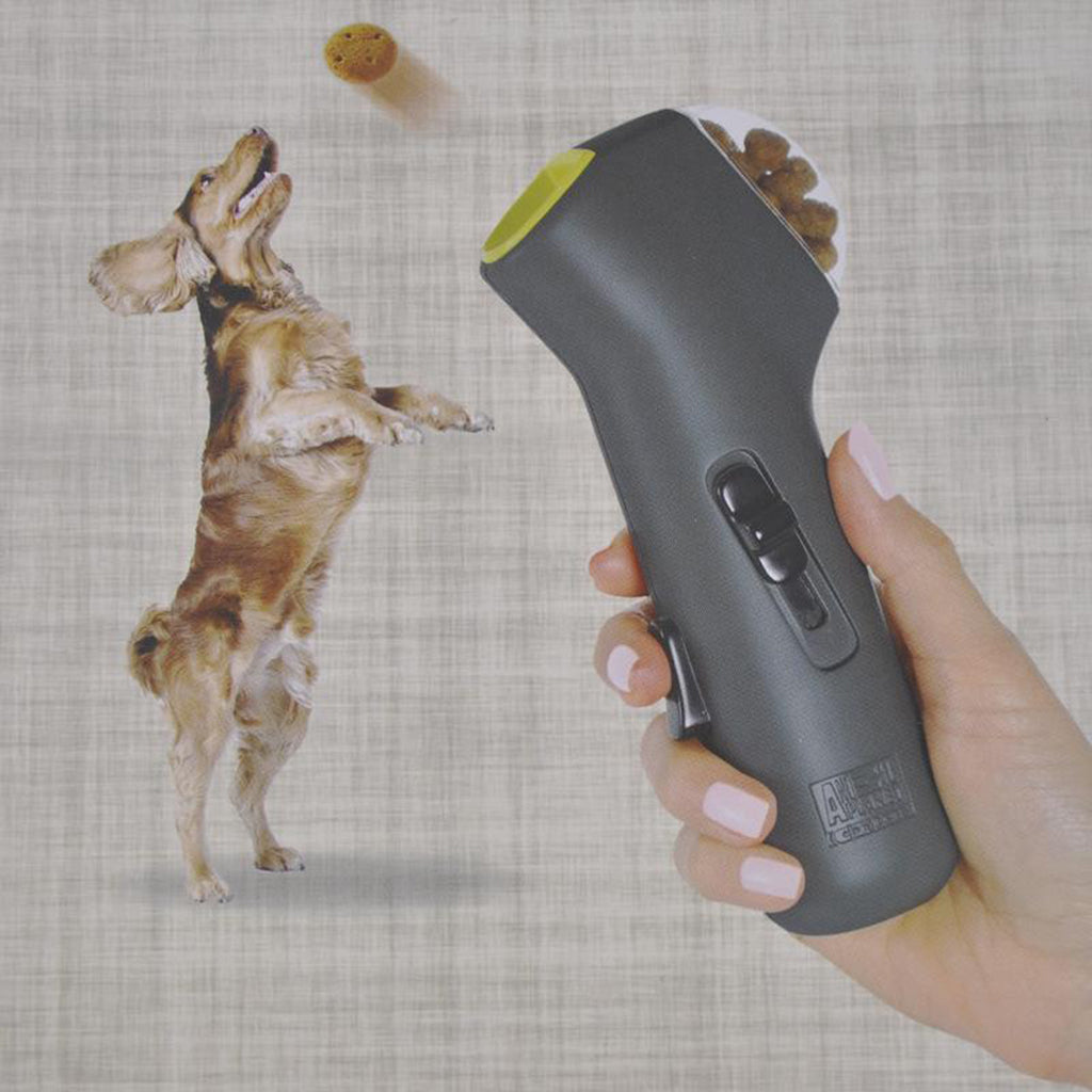 One-Size Funny Treat Launcher Food Gun Dispenser for Dog Exercise Trainer